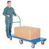 Vestil Flat Bed Cart 2000 lb Polyurethane Casters Usuable 60 x 30 x 11 3/4 FLAT-C